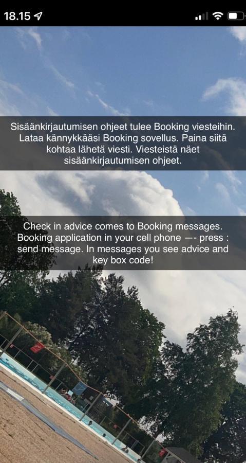 Yksio Kilometri Jokirannasta Forilta Daire Turku Dış mekan fotoğraf