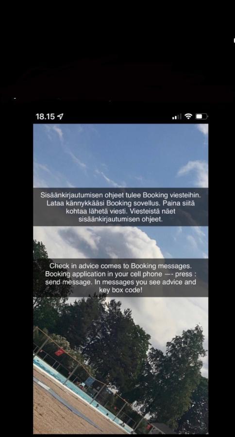 Yksio Kilometri Jokirannasta Forilta Daire Turku Dış mekan fotoğraf